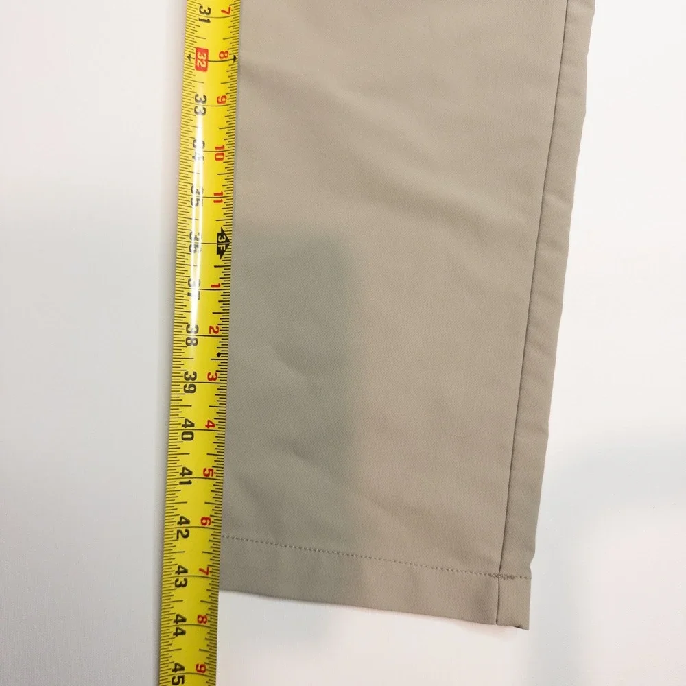 Banana Republic Chino Pants Mens 38x32 Khaki Tan Good Core Temp Performance